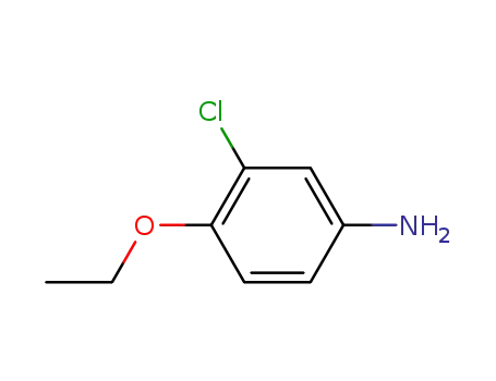 Molecular Structure of 5211-02-9 (3-CHLORO-4-ETHOXYANILINE)
