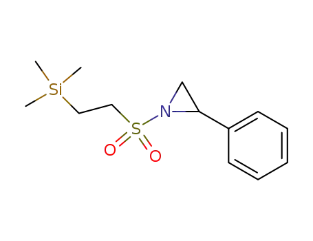Molecular Structure of 236122-14-8 (Aziridine, 2-phenyl-1-[[2-(trimethylsilyl)ethyl]sulfonyl]-)