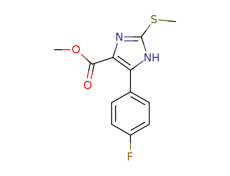 5-(4-fluorophenyl)-2-methylsulfanyl-1H-imidazole-4-carboxylic acid methyl ester
