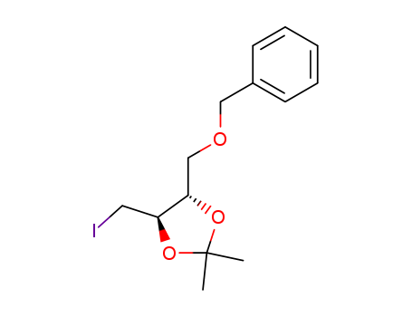 1,3-Dioxolane, 4-(iodomethyl)-2,2-dimethyl-5-[(phenylmethoxy)methyl]-, (4R,5S)-