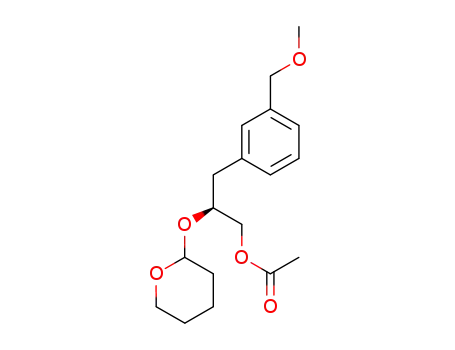 1-acetoxy-3-(3-methoxymethylphenyl)-2-(S)-tetrahydropyranyloxypropane
