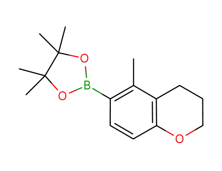 4,4,5,5-tetramethyl-2-(5-methyl-3,4-dihydro-2H-1-benzopyran-6-yl)-1,3,2-dioxaborolane