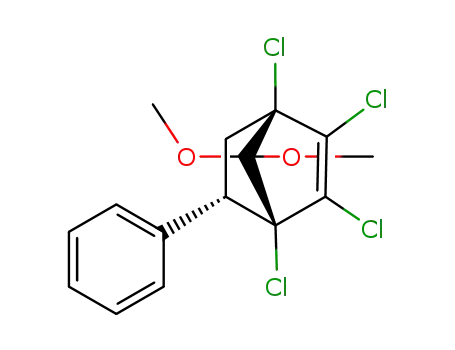 Bicyclo[2.2.1]hept-2-ene, 1,2,3,4-tetrachloro-7,7-dimethoxy-5-phenyl-,
(1R,4S,5S)-rel-