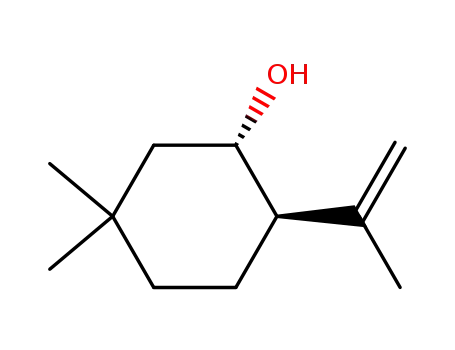 Molecular Structure of 68261-87-0 (Cyclohexanol, 5,5-dimethyl-2-(1-methylethenyl)-, trans-)