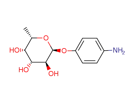 Molecular Structure of 42935-25-1 (4-aminophenyl fucoside)