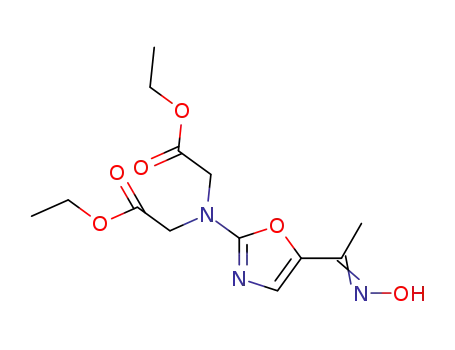 diethyl 2,2'-((5-(1-(hydroxyimino)ethyl)oxazol-2-yl)azanediyl)diacetate