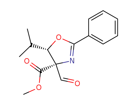 (4R,5S)-4-Formyl-5-isopropyl-2-phenyl-4,5-dihydro-oxazole-4-carboxylic acid methyl ester