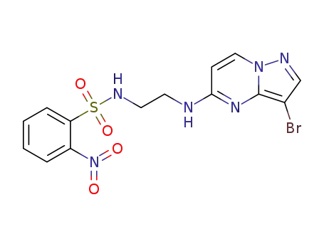 Molecular Structure of 1429313-59-6 (C<sub>14</sub>H<sub>13</sub>BrN<sub>6</sub>O<sub>4</sub>S)