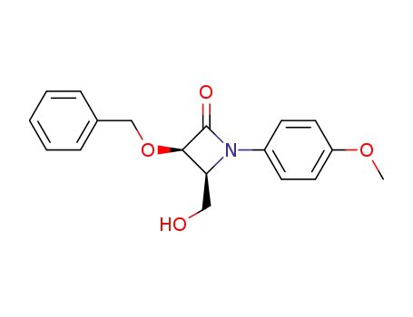 (3R,4S)-1-(4-methoxyphenyl)-3-(benzyloxy)-4-(hydroxymethyl)-2-azetidinone