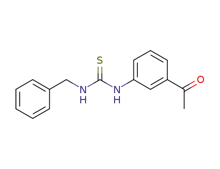 Molecular Structure of 332869-56-4 (N-(3-acetylphenyl)-N'-benzylthiourea)