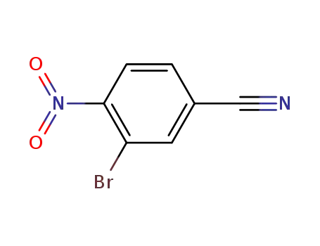 Molecular Structure of 102000-73-7 (3-BROMO-4-NITRO-BENZONITRILE)