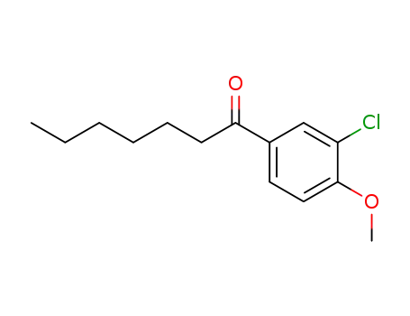 1-(3-chloro-4-methoxyphenyl)heptan-1-one