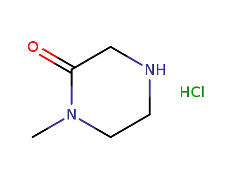 Molecular Structure of 109384-27-2 (1-METHYL-PIPERAZIN-2-ONE HYDROCHLORIDE)