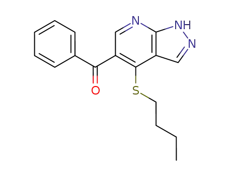 [4-(Butylthio)-1H-pyrazolo[3,4-b]pyridin-5-yl]phenylmethanone