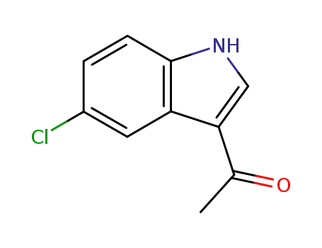 Molecular Structure of 51843-24-4 (1-(5-Chloro-1h-indol-3-yl)ethanone)