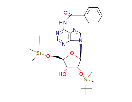 N<SUP>6</SUP>-benzoyl-2',5'-bis-O-(tert-butyldimethylsilyl)adenosine