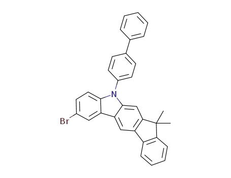 Indeno[2,1-b]carbazole, 5-[1,1'-biphenyl]-4-yl-2-bromo-5,7-dihydro-7,7-dimethyl-