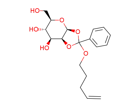 (3aS,5R,6S,7S,7aS)-5-Hydroxymethyl-2-pent-4-enyloxy-2-phenyl-tetrahydro-[1,3]dioxolo[4,5-b]pyran-6,7-diol