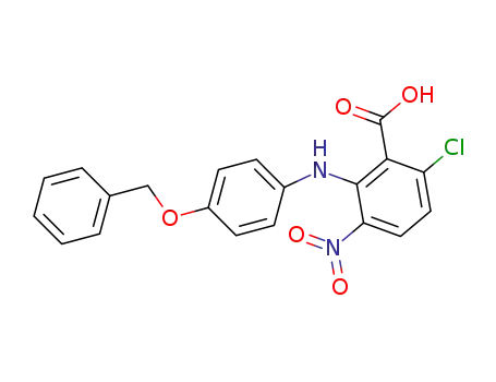 2-Chloro-5-nitro-6-[[4-(phenylmethoxy)phenyl]amino]benzoic acid