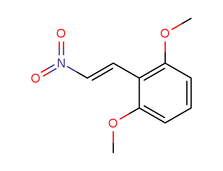 Molecular Structure of 120355-58-0 (Benzene, 1,3-dimethoxy-2-[(1E)-2-nitroethenyl]-)