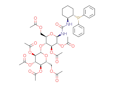 N-[(1S,2S)-2-(diphenylphosphino)cyclohexsyl]-N'-(2,3,6,2',3',4',6'-hexa-O-acetyl-β-D-cellobiose)urea