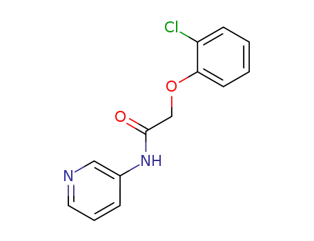 Molecular Structure of 25288-47-5 (2-(2-chlorophenoxy)-N-(pyridin-3-yl)acetamide)