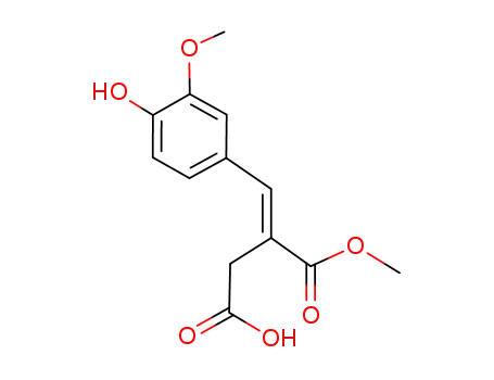 2-[1-(4-Hydroxy-3-methoxy-phenyl)-meth-(E)-ylidene]-succinic acid 1-methyl ester