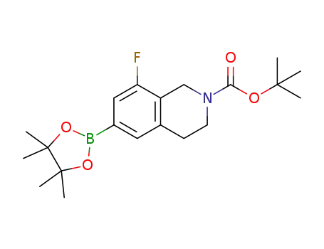 2-(tert-butoxycarbonyl)-8-fluoro-6-(4,4,5,5-tetramethyl-1,3,2-dioxaborolan-2-yl)-1,2,3,4-tetrahydroisoquinoline
