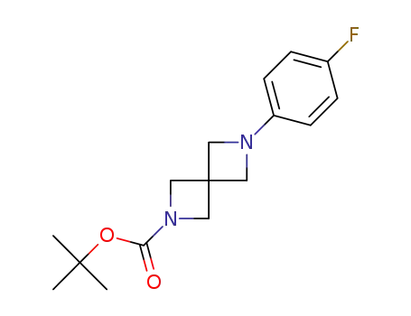 tert-butyl 6-(4-fluorophenyl)-2,6-diazaspiro[3,3]heptane-2-carboxylate