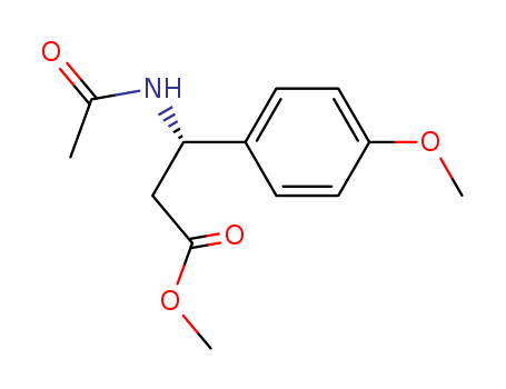 Benzenepropanoic acid, b-(acetylamino)-4-methoxy-, methylester, (bS)-