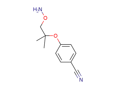 4-(2-aminooxy-1,1-dimethylethoxy)benzonitrile