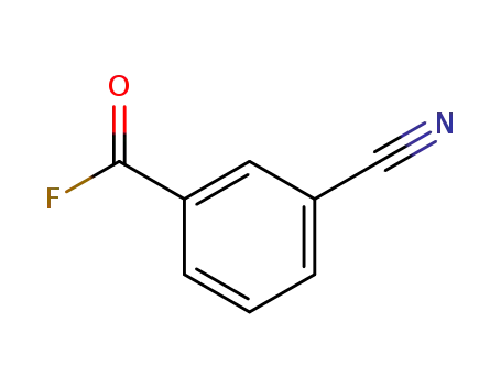 Molecular Structure of 77976-07-9 (Benzoyl fluoride, 3-cyano- (9CI))