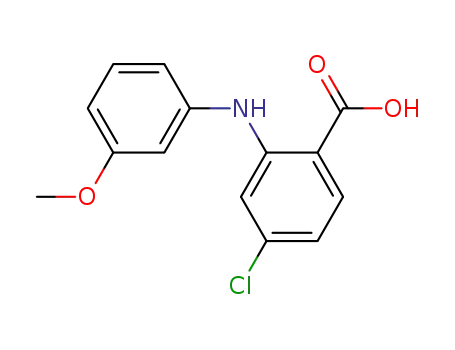 Benzoic acid, 4-chloro-2-[(3-methoxyphenyl)amino]-