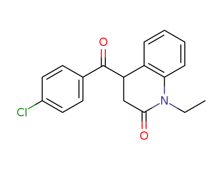 4-(4-chlorobenzoyl)-1-ethyl-3,4-dihydro-2(1H)-quinolinone