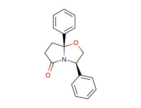 (3S-CIS)-(+)-TETRAHYDRO-3,7A-DIPHENYLPYRROLO[2,1-B]OXAZOL-5(6H)-ONECAS
