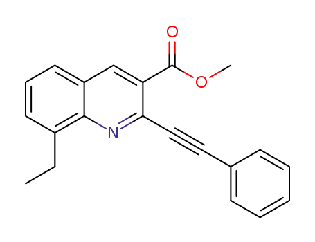 8-ethyl-2-(phenylethynyl)quinoline-3-carboxylic acid methyl ester