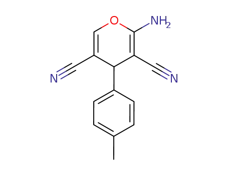 2-amino-4-p-tolyl-4H-pyran-3,5-dicarbonitrile