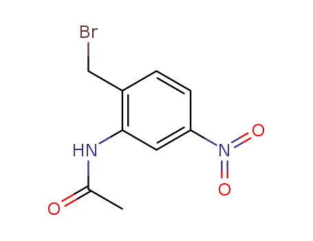 Molecular Structure of 651733-07-2 (N-(2-(BROMOMETHYL)-5-NITROPHENYL)ACETAMIDE)