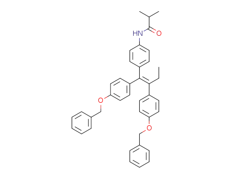 (Z)-N-(4-(1',2'-bis(4'',4'''-(benzyloxy) phenyl) but-1'-enyl)phenyl)isobutyramide
