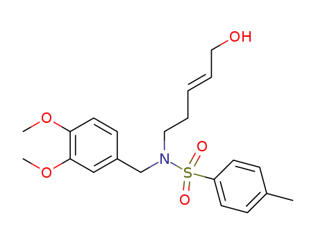 N-[(3E)-5-hydroxy-3-pentenyl]-N-(3,4-dimethoxybenzyl)-4-methylbenzenesulfonamide