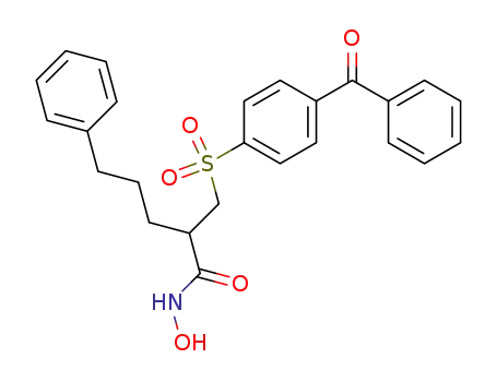 Benzenepentanamide, a-[[(4-benzoylphenyl)sulfonyl]methyl]-N-hydroxy-