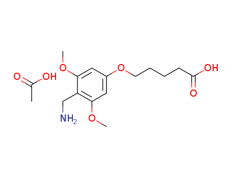 5-[4-(Aminomethyl)-3,5- dimethoxyphenoxy]pentanoic Acid Acetate