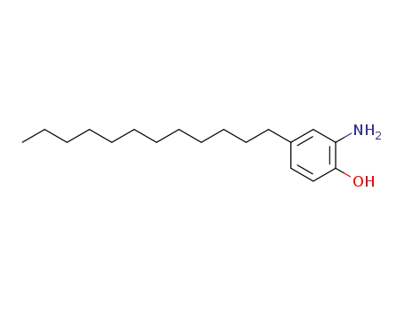 Molecular Structure of 62529-18-4 (Phenol, 2-amino-4-dodecyl-)