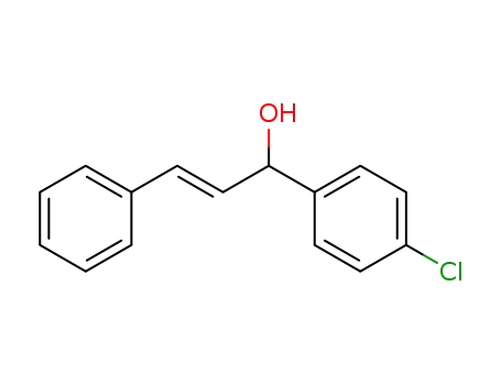 Molecular Structure of 166823-88-7 (Benzenemethanol, 4-chloro-a-[(1E)-2-phenylethenyl]-)