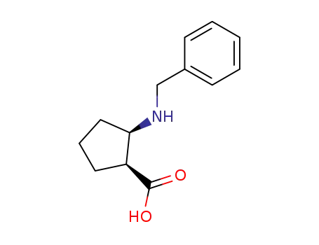 (-)-(1S,2R)-N-benzyl-2-amino-cyclopentane-1-carboxylic acid
