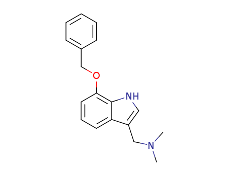 N,N-dimethyl-1-(7-phenylmethoxy-1H-indol-3-yl)methanamine