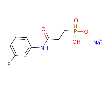 sodium hydrogen [N-(3-fluorophenyl)carbamoyl]ethylphosphonate