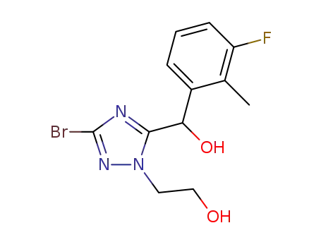 C<sub>12</sub>H<sub>13</sub>BrFN<sub>3</sub>O<sub>2</sub>