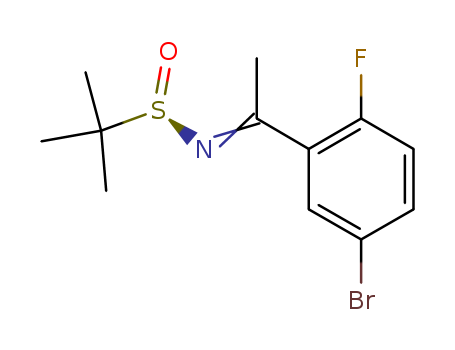 2-Propanesulfinamide, N-[1-(5-bromo-2-fluorophenyl)ethylidene]-2-methyl-, [S(R)]-