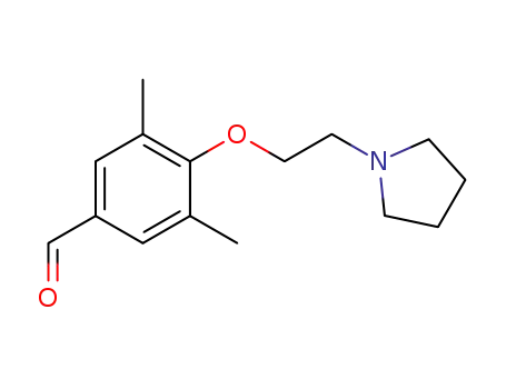 3,5-dimethyl-4-(2-pyrrolidin-1-yl-ethoxy)-benzaldehyde